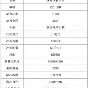 取土取沙鉆機(jī)BZ-30D